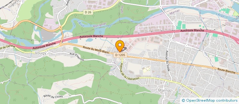 localisation de l'entreprise LD IMMOBILIER  MARNAZ