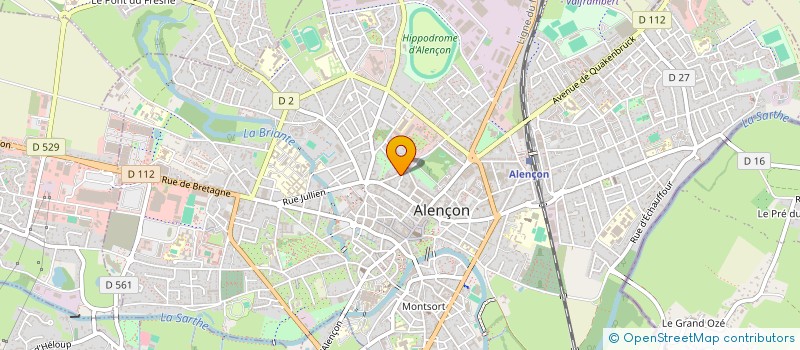 localisation de l'entreprise LD IMMOBILIER à ALENCON