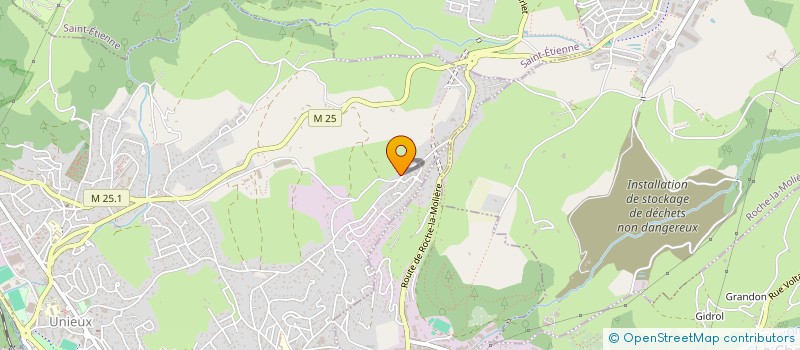 localisation de l'entreprise LD IMMOBILIER  UNIEUX