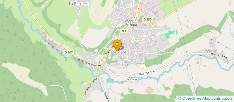 localisation de l'entreprise LD INTERIM à NOGENT