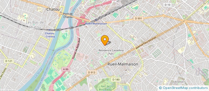 localisation de l'entreprise LD INVEST à RUEIL-MALMAISON