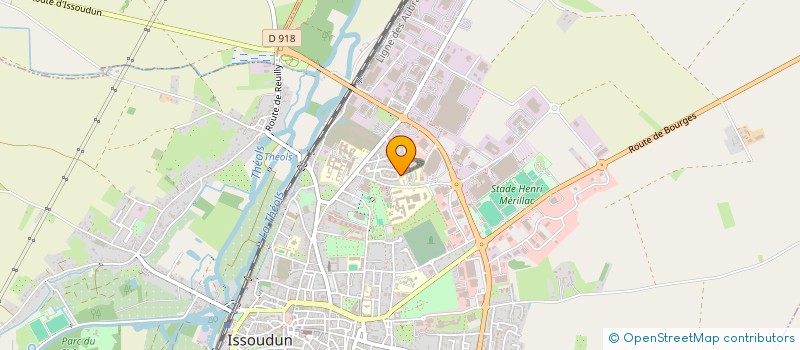 localisation de l'entreprise LD INVEST à ISSOUDUN