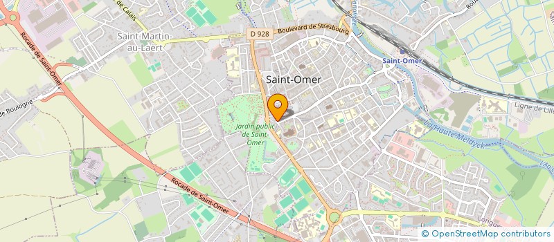 localisation de l'entreprise LD INVEST  SAINT-OMER