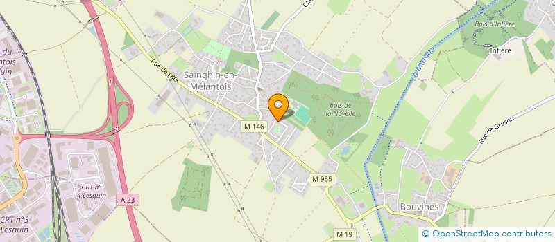 localisation de l'entreprise LD INVEST  SAINGHIN-EN-MELANTOIS