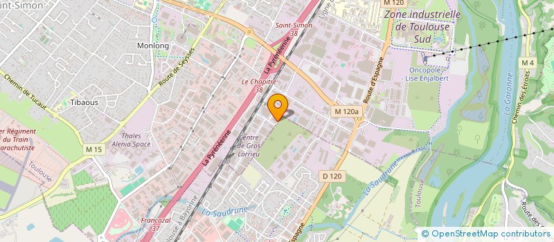 localisation de l'entreprise LD INVEST  TOULOUSE