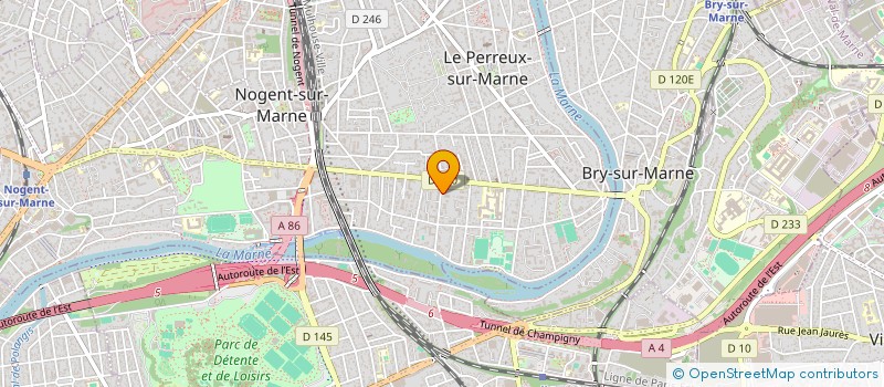 localisation de l'entreprise LD-ITPRO  LE PERREUX-SUR-MARNE