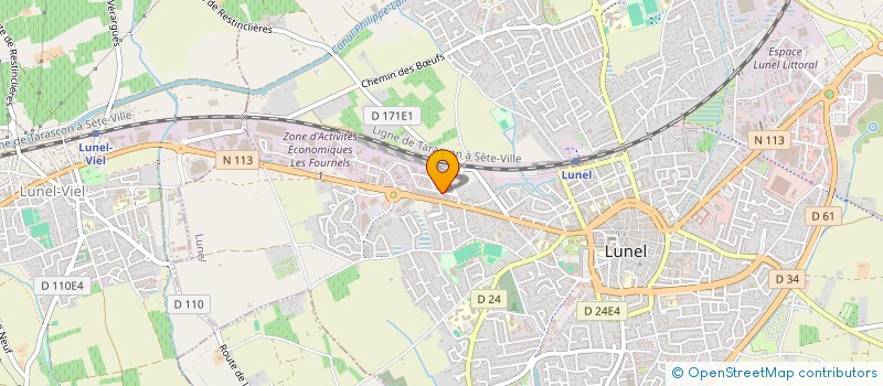 localisation de l'entreprise LD LAVAGE  LUNEL