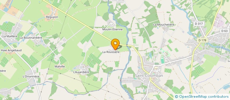 localisation de l'entreprise LD LE LION D'OR  SAINT-PHILBERT-DE-GRAND-LIEU