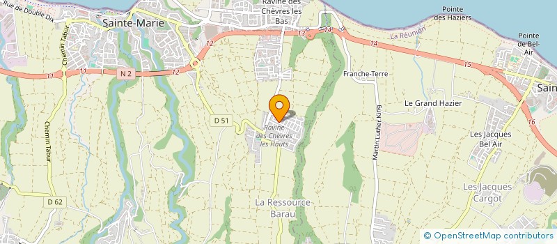localisation de l'entreprise LD LOCATION  SAINTE-MARIE
