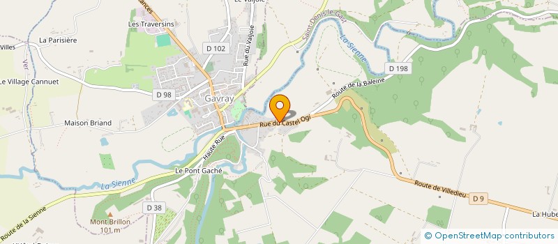 localisation de l'entreprise LD LOCATIONS  GAVRAY-SUR-SIENNE