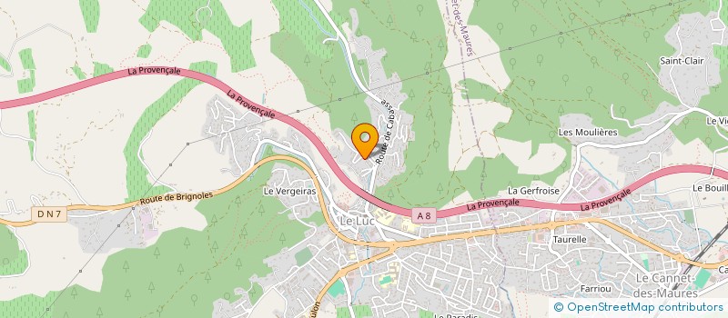 localisation de l'entreprise LD MANUTENTION à LE LUC