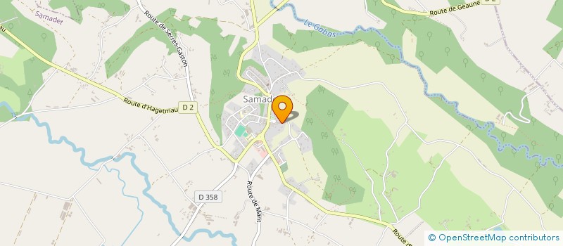 localisation de l'entreprise LD MECANIQUE AUTOMOBILE  SAMADET