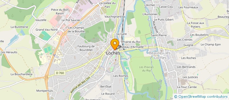 localisation de l'entreprise LD MEDICAL  LOCHES