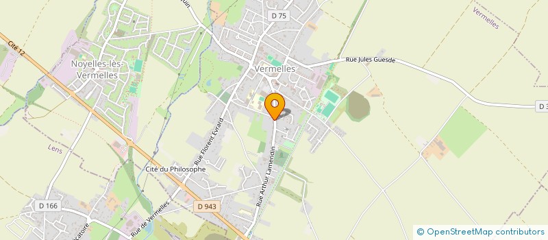 localisation de l'entreprise LD MENUISERIES à VERMELLES