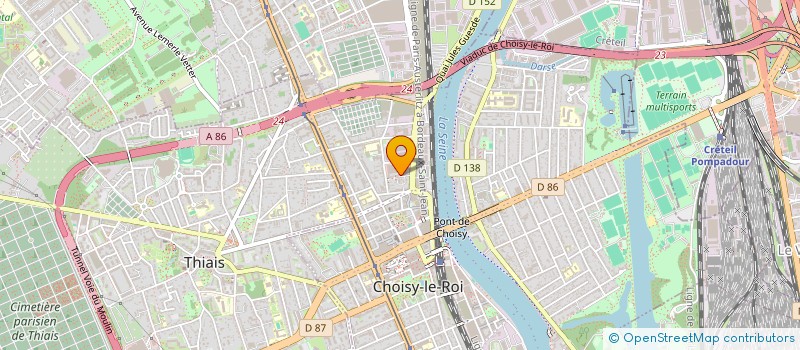 localisation de l'entreprise LD MULTIFORMATIONS à CHOISY-LE-ROI