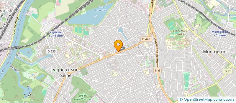 localisation de l'entreprise LD NOVA  VIGNEUX-SUR-SEINE