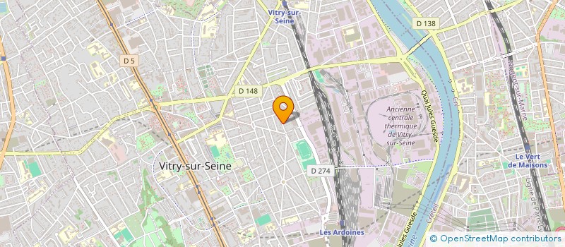 localisation de l'entreprise LD NUTRITION à VITRY-SUR-SEINE