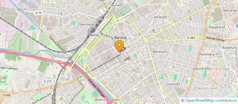 localisation de l'entreprise LD ORA S.A.S.  REIMS