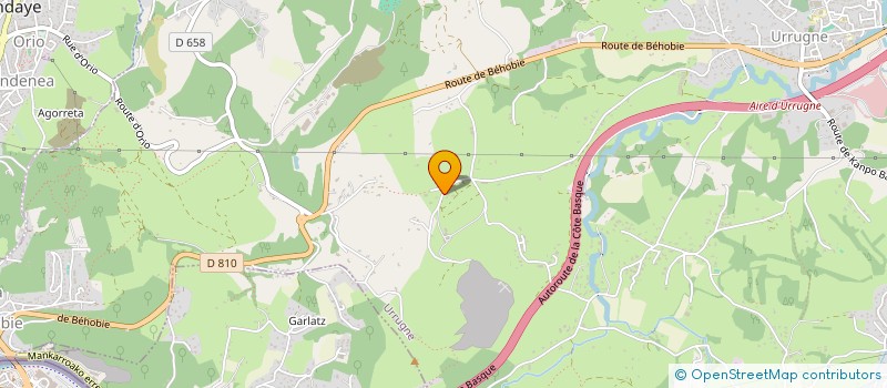 localisation de l'entreprise LD PARAMOTEUR PAYS BASQUE  URRUGNE
