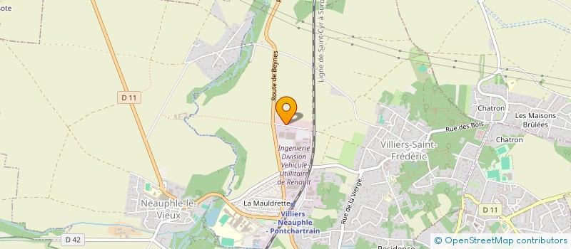 localisation de l'entreprise LD PATRIMOINE  VILLIERS-SAINT-FREDERIC