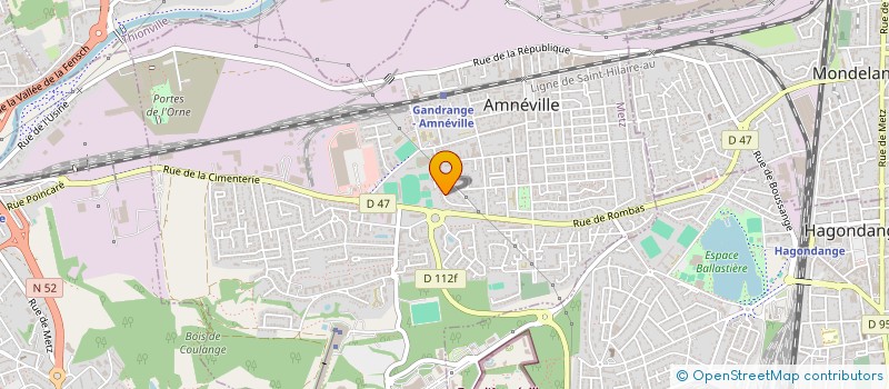 localisation de l'entreprise LD PEINTURES ET REVETEMENTS  AMNEVILLE