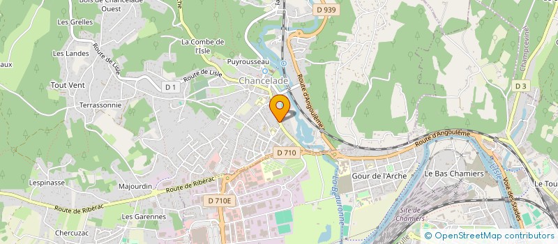 localisation de l'entreprise LD PHARMA  CHANCELADE