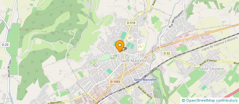 localisation de l'entreprise LD-PHONE  SAINT-MARCELLIN