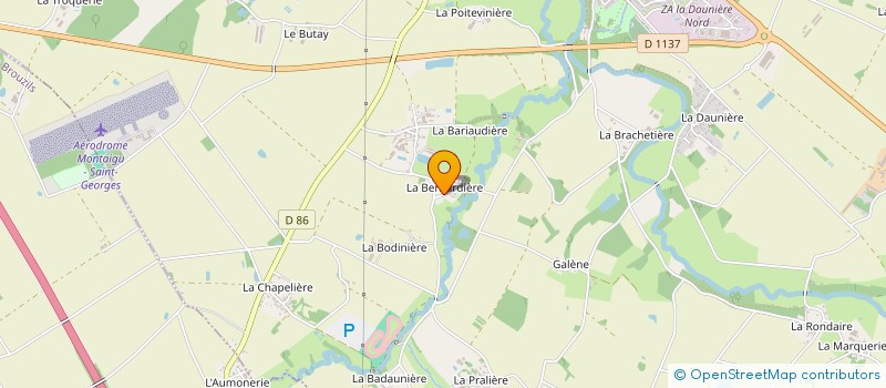 localisation de l'entreprise LD PIERRE D'ALLIANCE à MONTAIGU-VENDEE