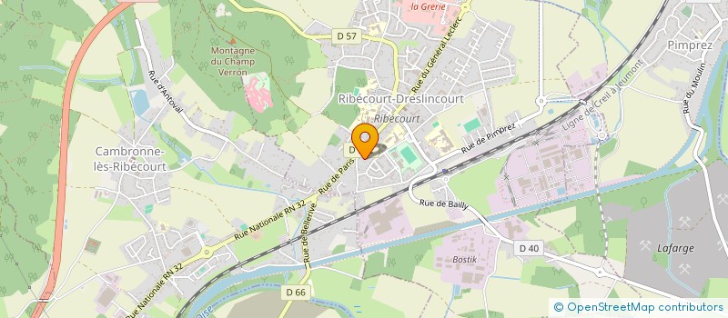 localisation de l'entreprise LD PILOTAGE à RIBECOURT-DRESLINCOURT