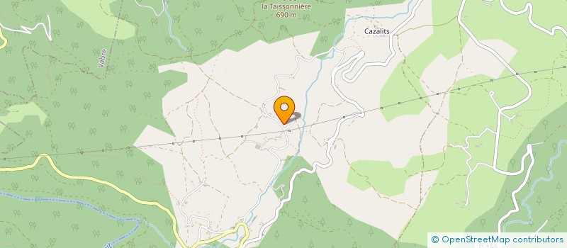 localisation de l'entreprise LD PISCINES  FONTRIEU