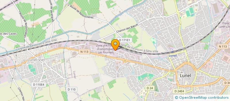 localisation de l'entreprise LD PLAST à LUNEL