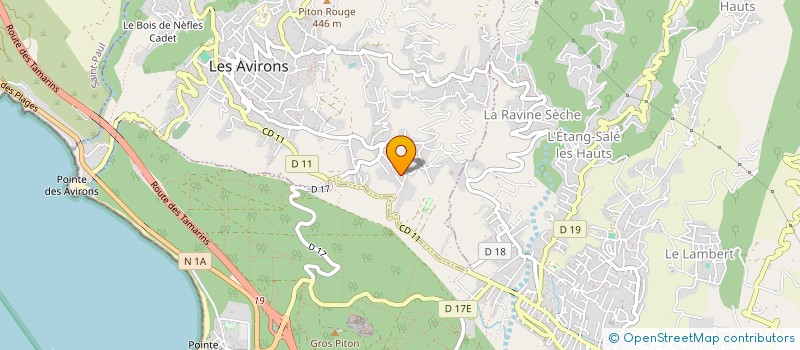 localisation de l'entreprise LD PLATERIE ET BARDAGE  LES AVIRONS