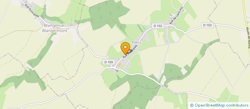 localisation de l'entreprise LD PREMIUM  BLANGERVAL-BLANGERMONT