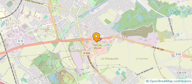 localisation de l'entreprise LD-PRESTIGE  BEUVRY