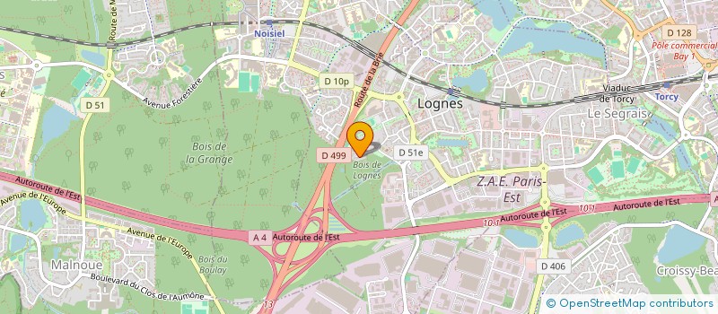 localisation de l'entreprise LD.PRO à LOGNES