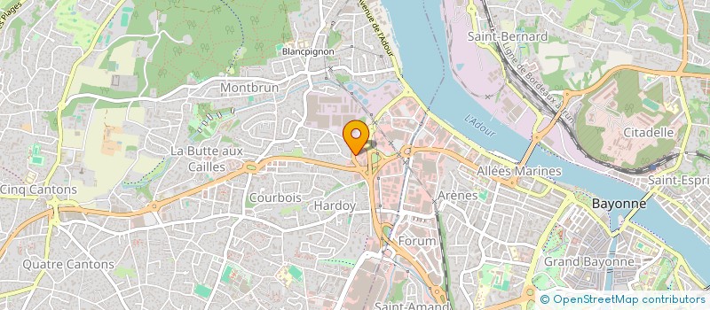 localisation de l'entreprise LD PROD  ANGLET