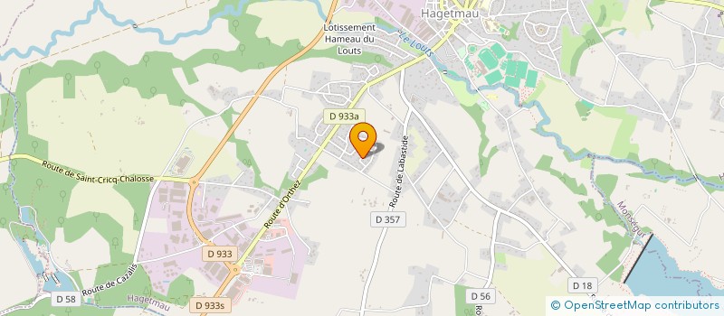 localisation de l'entreprise LD PROPRETE  HAGETMAU