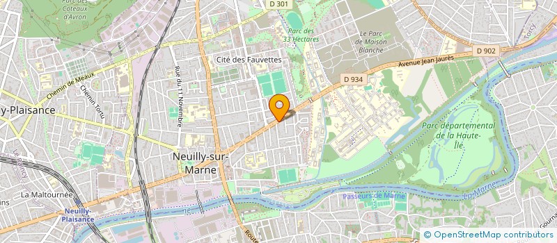 localisation de l'entreprise LD RACING à NEUILLY-SUR-MARNE