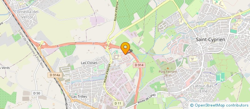 localisation de l'entreprise LD RENOV 66  ELNE