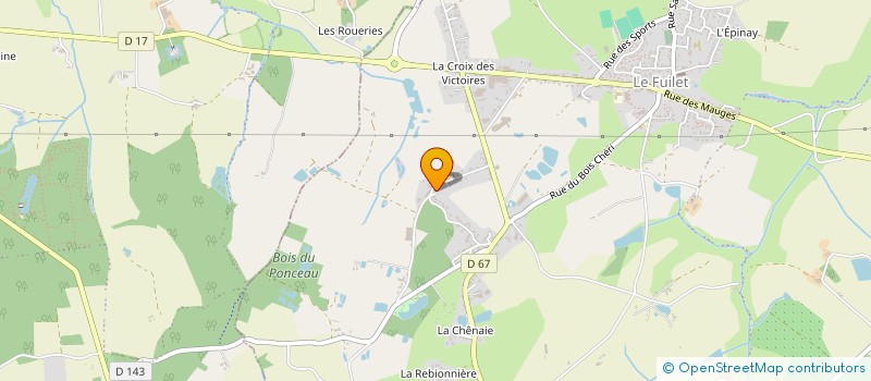 localisation de l'entreprise LD RIPOCHE  BEAUPREAU-EN-MAUGES