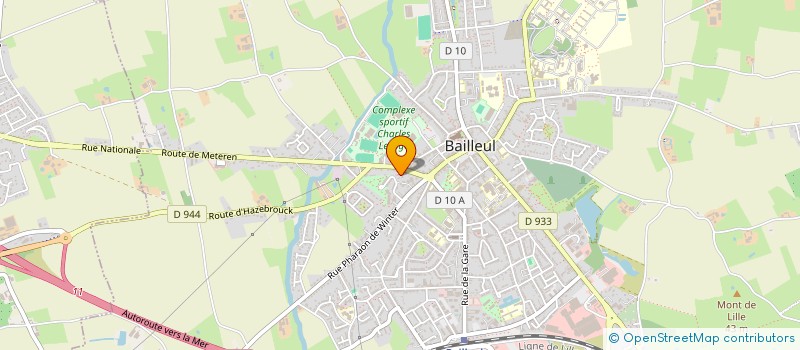 localisation de l'entreprise LD SAM 15 à BAILLEUL