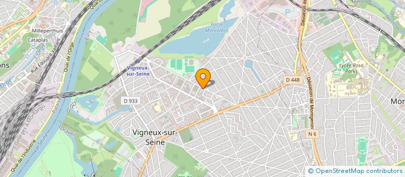 localisation de l'entreprise LD SERVICES à VIGNEUX-SUR-SEINE