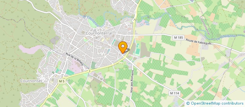 localisation de l'entreprise LD SERVICES à COURNONTERRAL