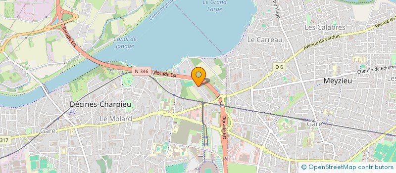 localisation de l'entreprise LD SERVICES  DECINES-CHARPIEU