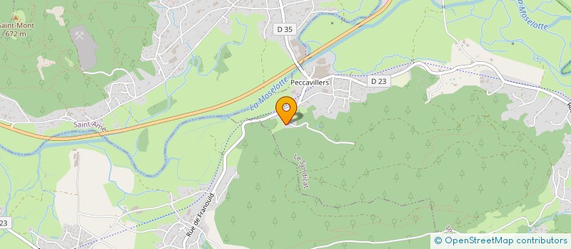 localisation de l'entreprise LD SERVICES  LE SYNDICAT