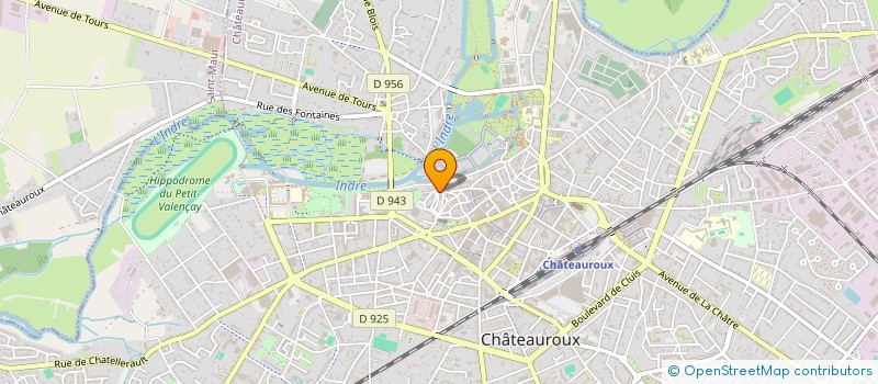 localisation de l'entreprise LD SOCIAL PART à CHATEAUROUX