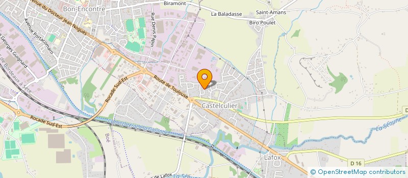 localisation de l'entreprise LD SOLUTIONS à CASTELCULIER