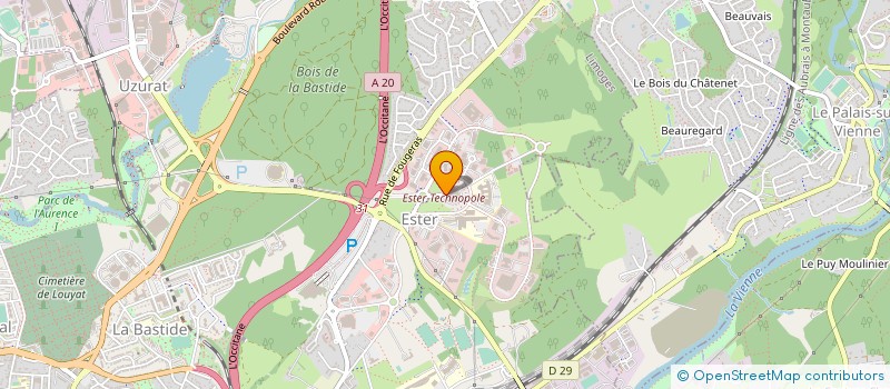 localisation de l'entreprise LD SONORE à LIMOGES