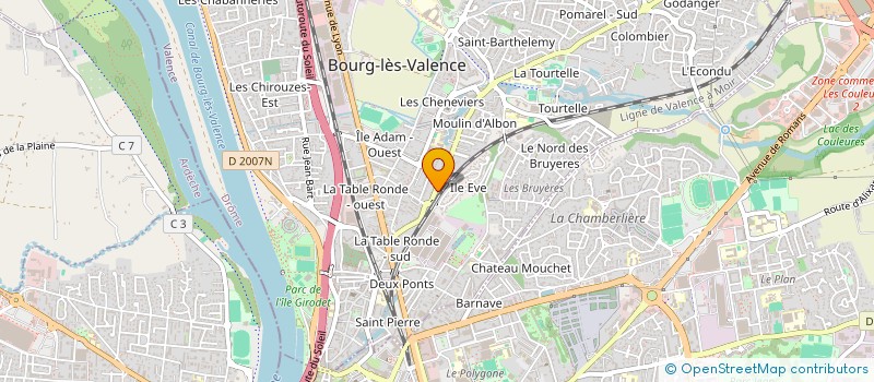 localisation de l'entreprise LD SULLY  BOURG-LES-VALENCE