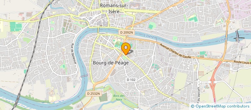 localisation de l'entreprise LD SUN  BOURG-DE-PEAGE